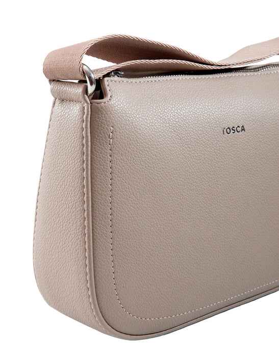 Small Crossbody Handbag - Taupe