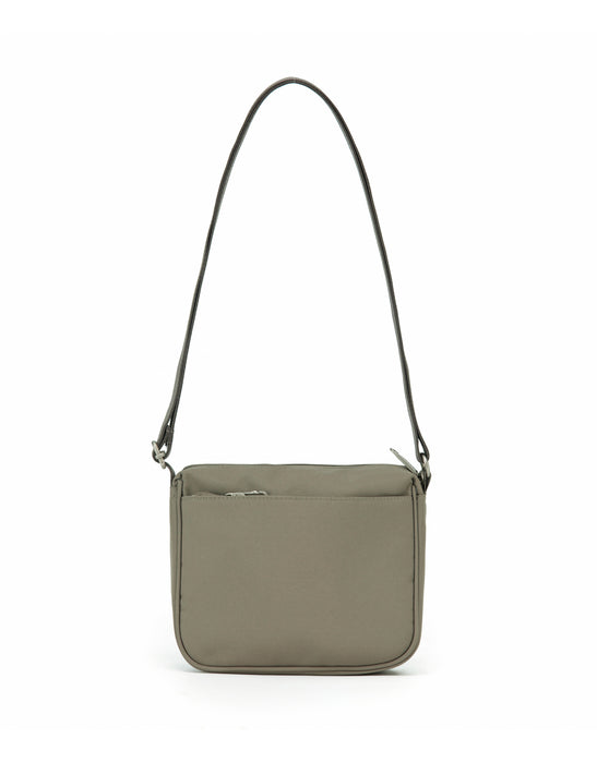 Anti-Theft Cross Body Shoulder Bag - Taupe