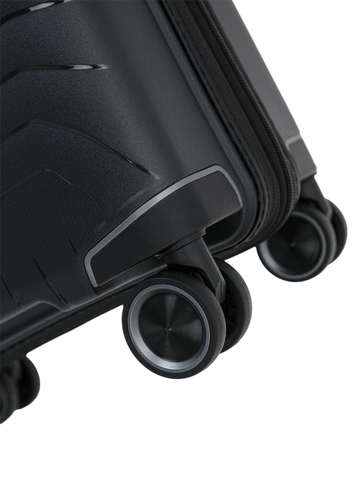 Star Lite 64cm Medium Hard Suitcase - Black