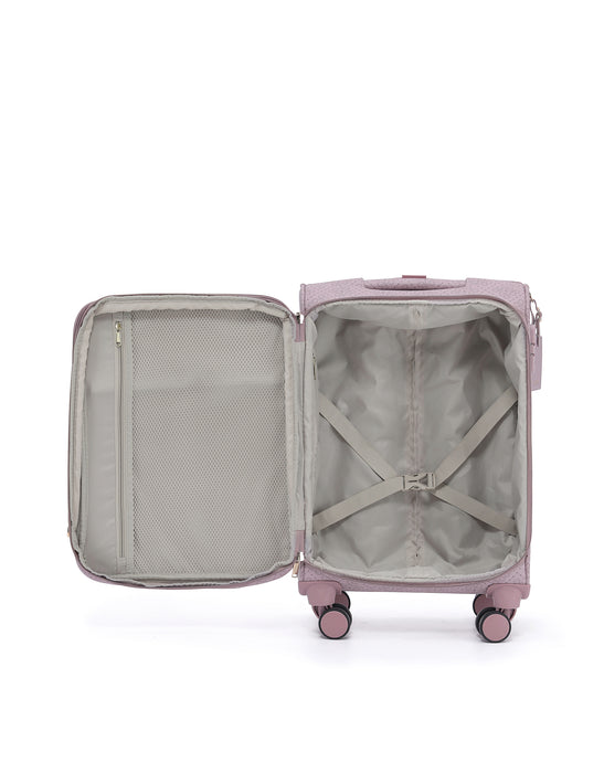 Willow 55cm Small PU Case Carry On - Misty Rose