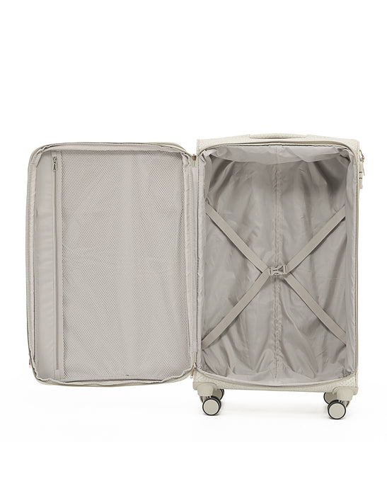 Willow 77cm Large PU Case - Vanilla