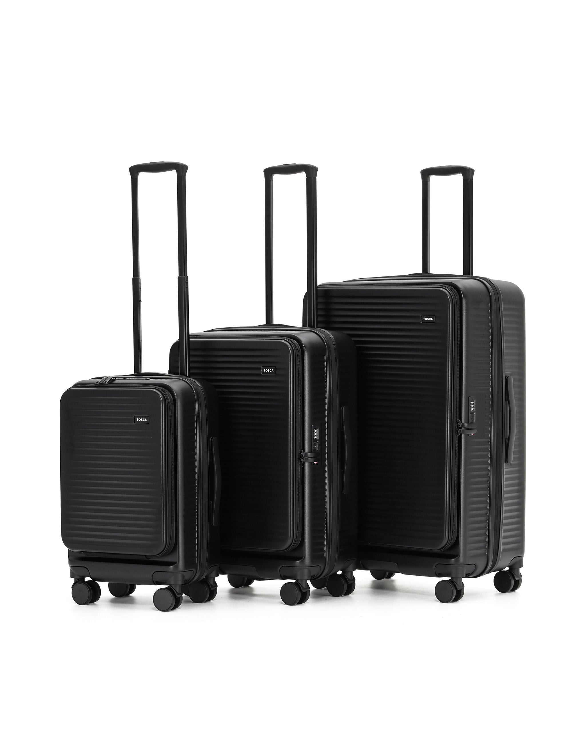 Zen 53cm Hard Case Carry On - Black