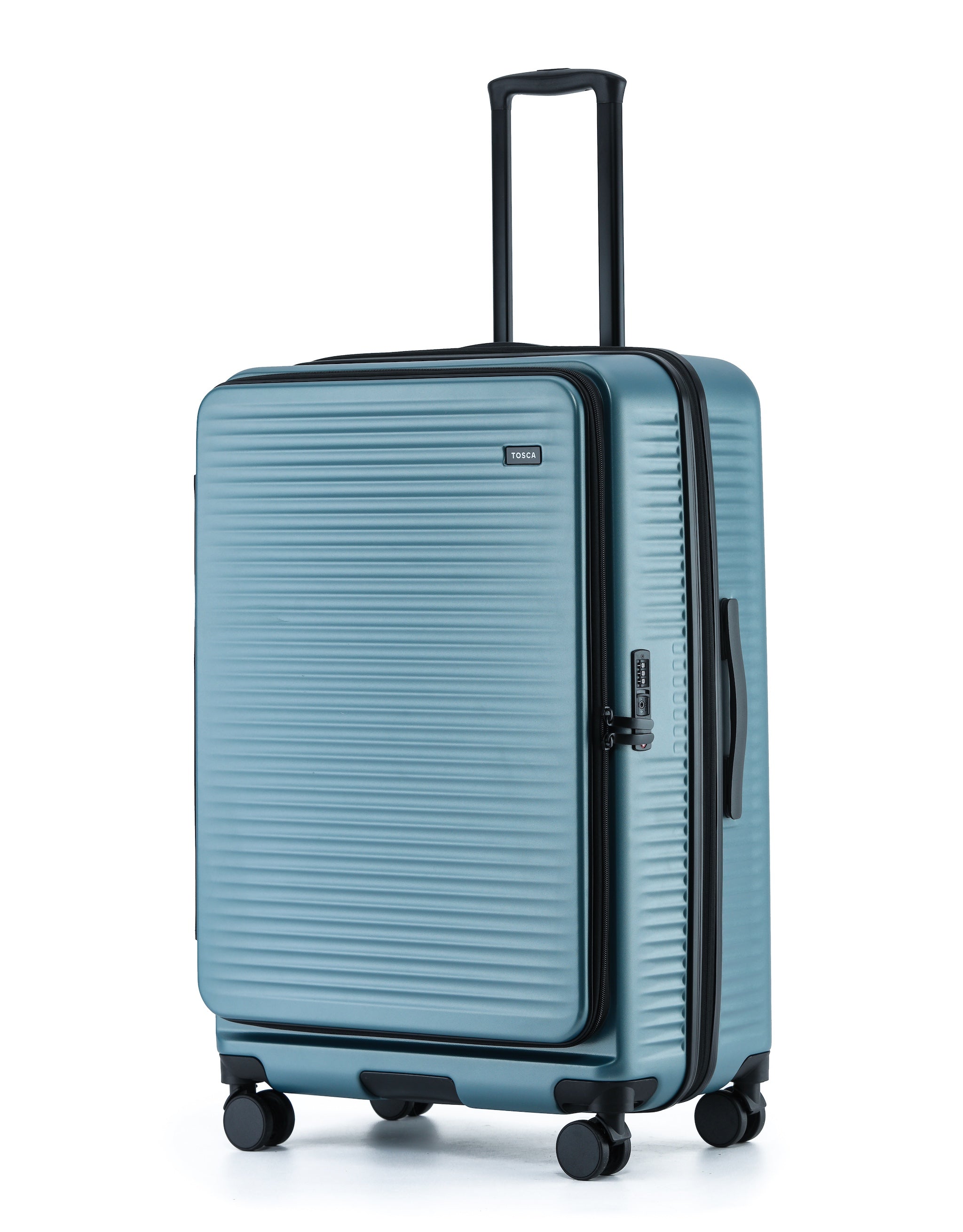 Toscaくん Zen 77cm Large Front Opening Hard Suitcase - Slate