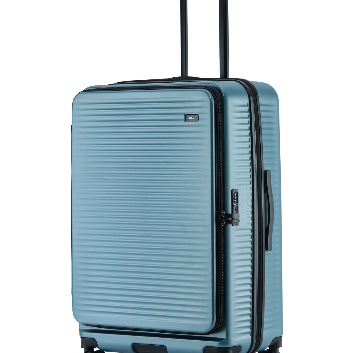 Zen 77cm Large Front Opening Hard Suitcase - Slate