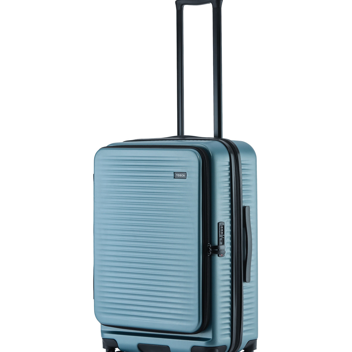 Zen 65cm Medium Front Opening Hard Suitcase - Slate