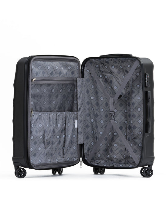 Bahamas 64cm Medium Hard Trolley Case - Black