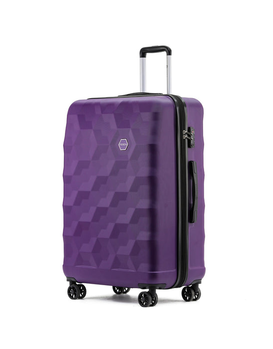 Bahamas Hard Case Luggage Set - Purple