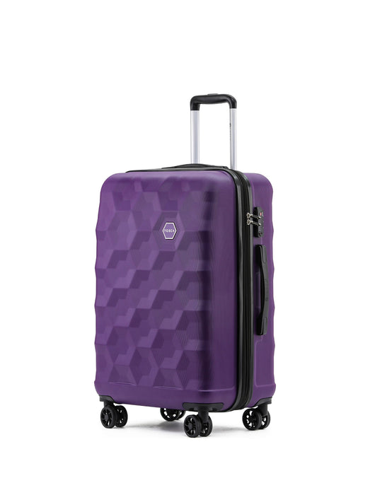Bahamas Hard Case Luggage Set - Purple
