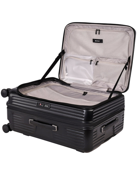Eminent Alfred 76cms Large Hard Suitcase - Black