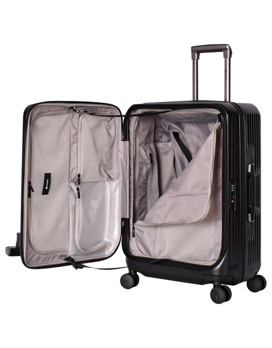 Eminent Alfred 66cm Medium Hard Suitcase - Black