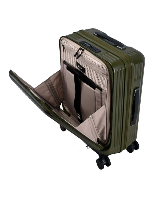 Eminent Alfred 54cm Small Hard Carry On - Olive Green