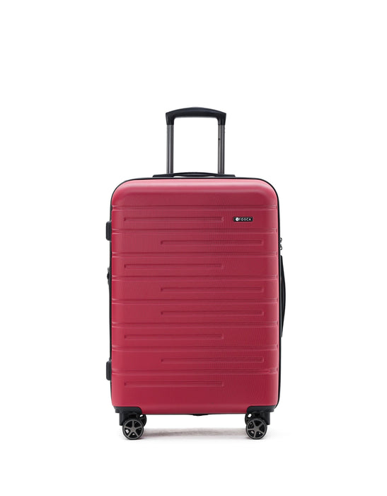 Elite Hard Case Luggage Set - Red