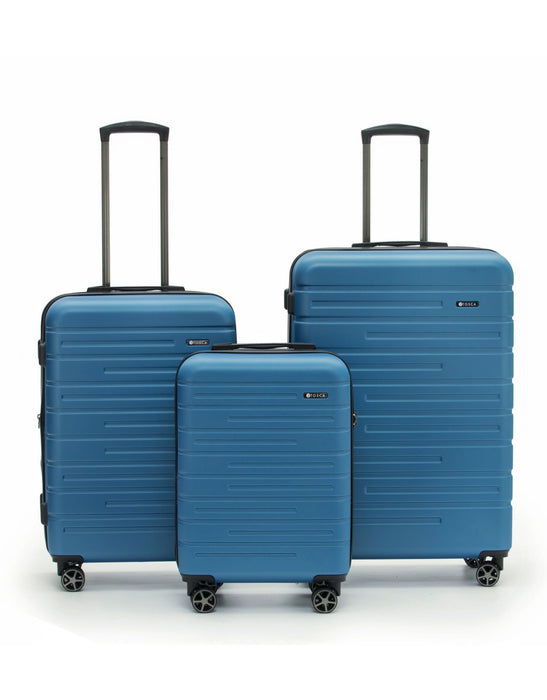Elite Hard Case Luggage Set - Blue