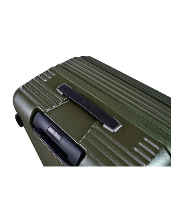 Eminent Alfred 76cms Large Hard Suitcase - Olive Green