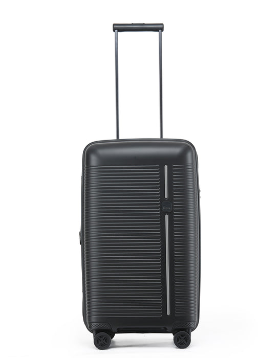 Tosca Imperial 2 Piece Trunk Luggage Set – Medium/Large - Black/Grey