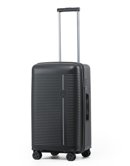 Tosca Imperial 2 Piece Trunk Luggage Set – Medium/Large - Black/Grey