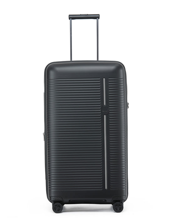 Tosca Imperial 2 Piece Trunk Luggage Set – Medium/Large - Black/Grey