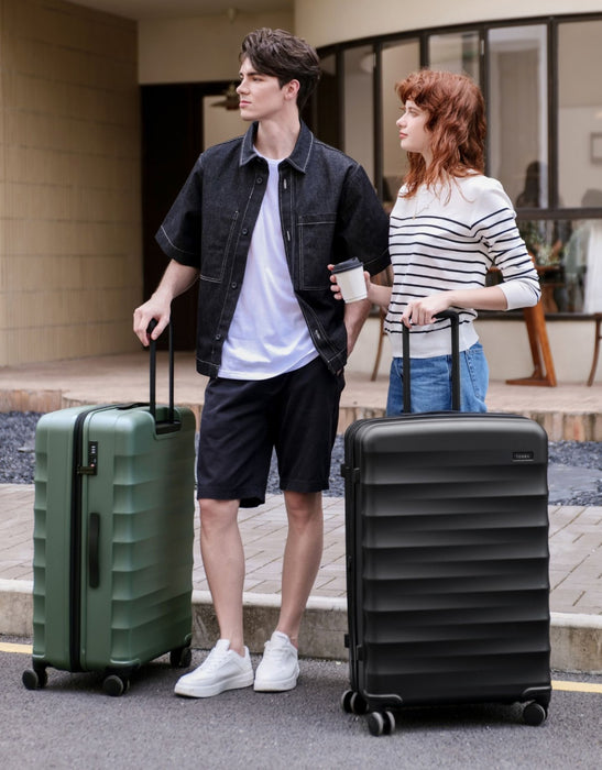 Interstellar 2.0 79cm Large Hard Suitcase - Moss