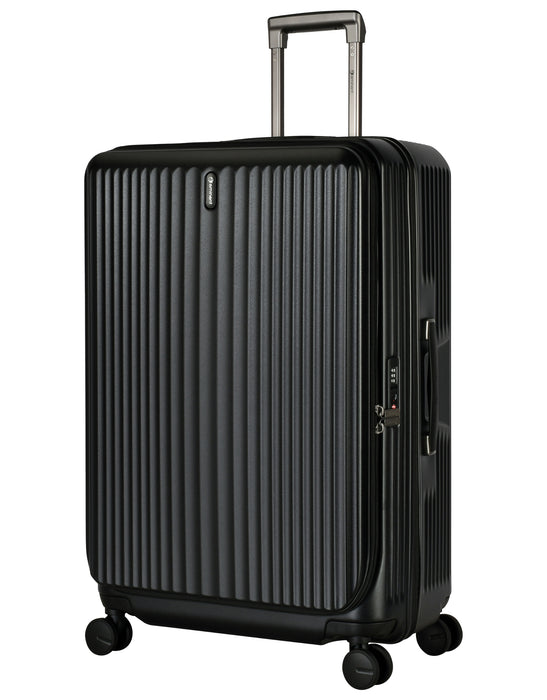Eminent Alfred 76cms Large Hard Suitcase - Black