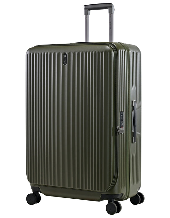 Eminent Alfred 76cms Large Hard Suitcase - Olive Green