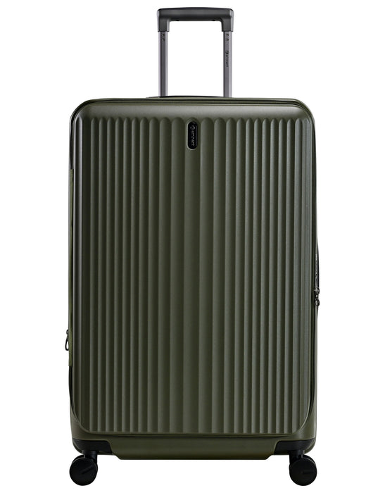 Eminent Alfred 76cms Large Hard Suitcase - Olive Green