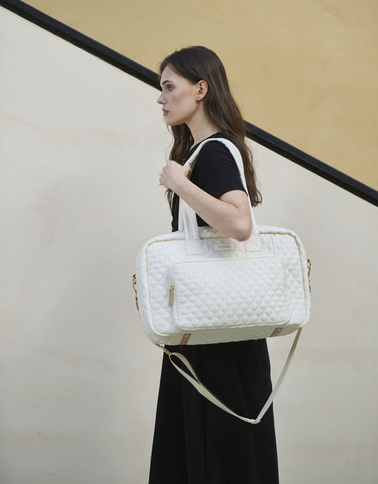 Metro Large Travel Split Tote Bag - Mushroom