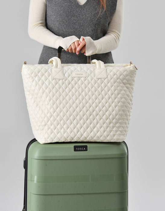 Metro Large Travel Tote Bag - Mushroom