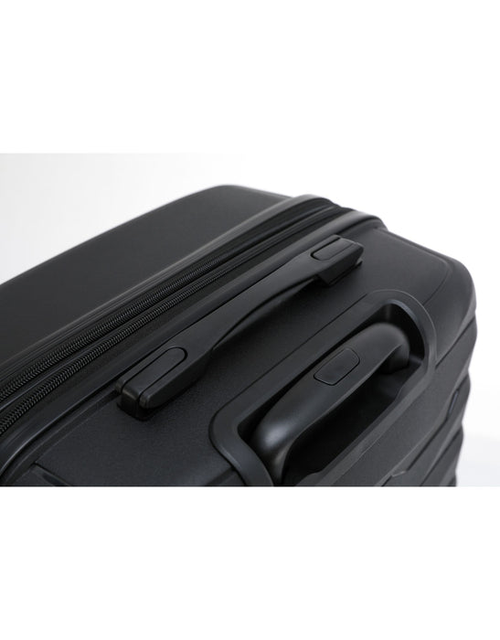 Aus Luggage Pilot Hard Suitcase 2 Piece Set - Black