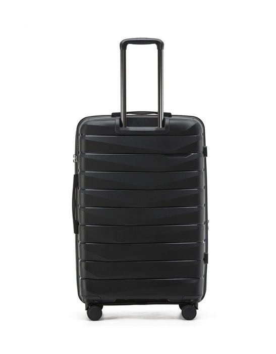 Aus Luggage Pilot Hard Suitcase 2 Piece Set - Black