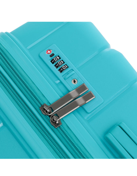 Aus Luggage Pilot Hard Suitcase 2 Piece Set - Teal