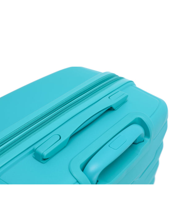 Aus Luggage Pilot Hard Suitcase 2 Piece Set - Teal