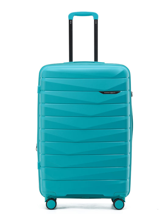 Aus Luggage Pilot Hard Suitcase 2 Piece Set - Teal