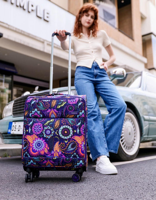 So Lite 54cm Small Soft Carry On - Paisley