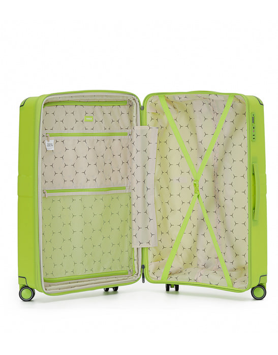 Star-Lite 75cm Large Hard Suitcase - Lime Punch