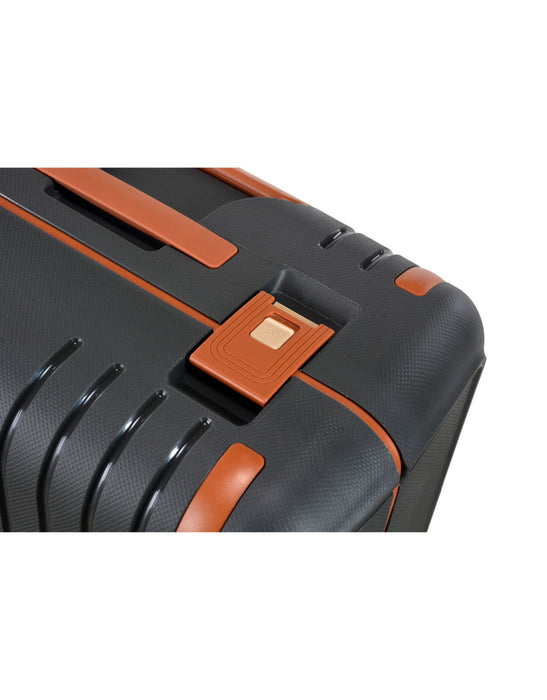 Eminent Vertica 76cm Large Hard Suitcase – Raven Grey